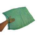 PE green raschel vegetable mesh bag